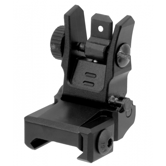 UTG® Super Slim Rear Sight, Manual Flip-up, Tool-free Dual Aperture ...