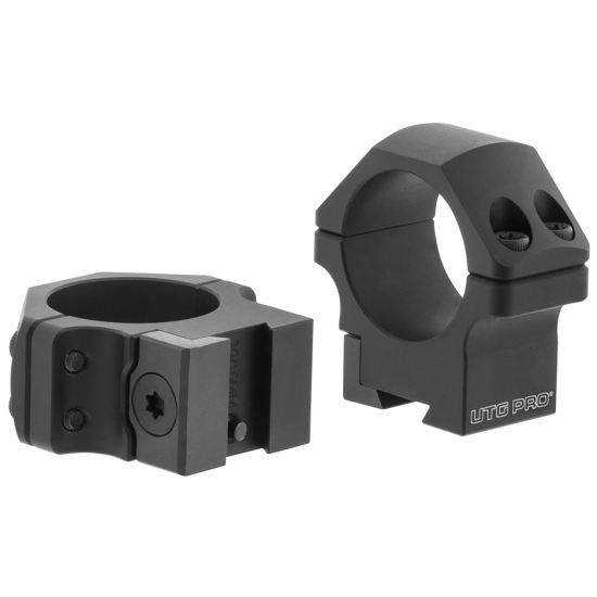 UTG PRO® P.O.I® 30 mm Dovetail Scope Rings, Low Profile | RDU013010|  Leapers Leapers, Inc. - Hunting/Shooting, Sporting Goods and Security Gear