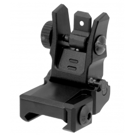 UTG® Super Slim Rear Sight, Manual Flip-up, Tool-free Dual Aperture ...