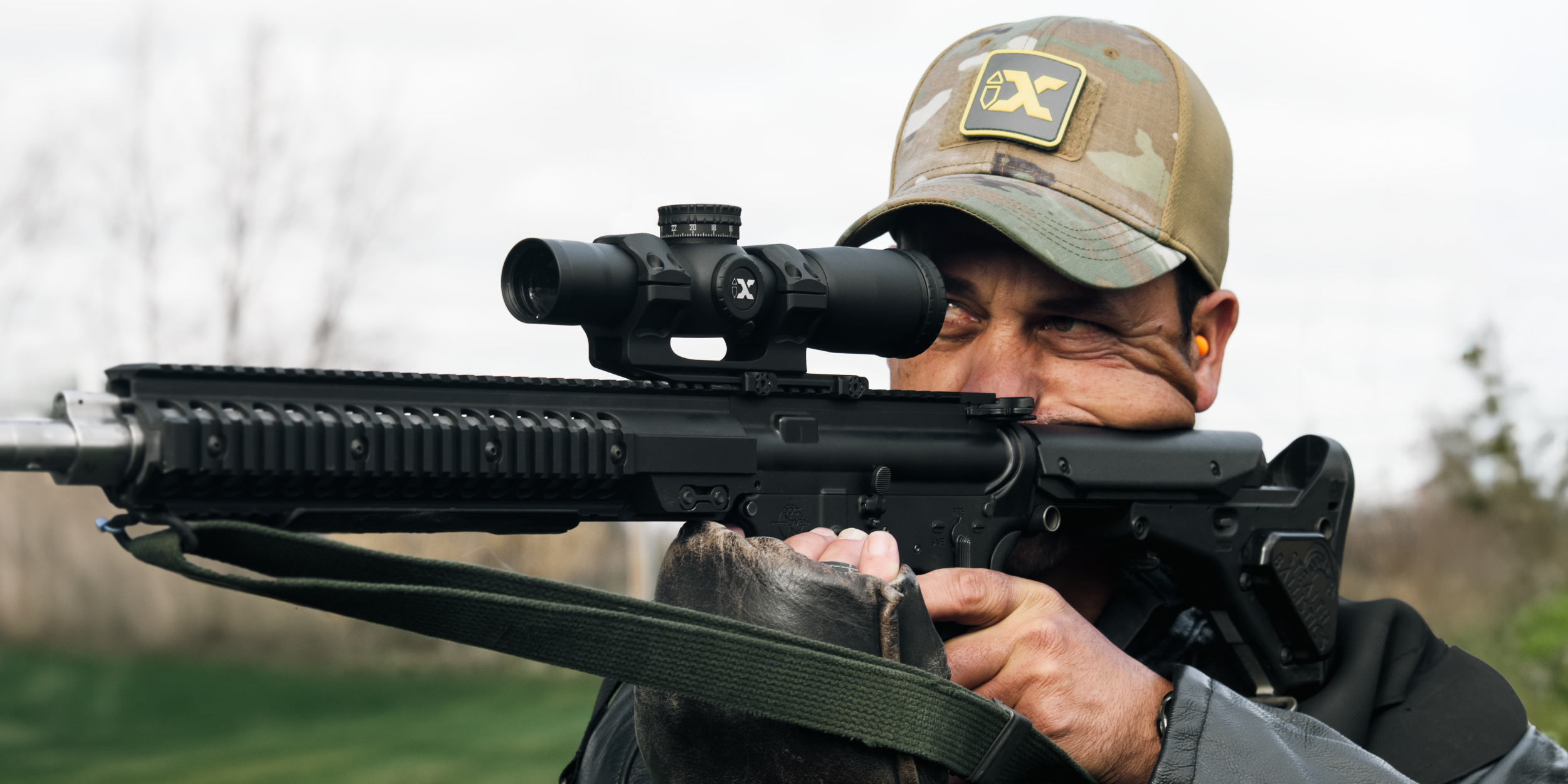 Nick Till shooting the INTEGRIX iXF Service Rifle Scope