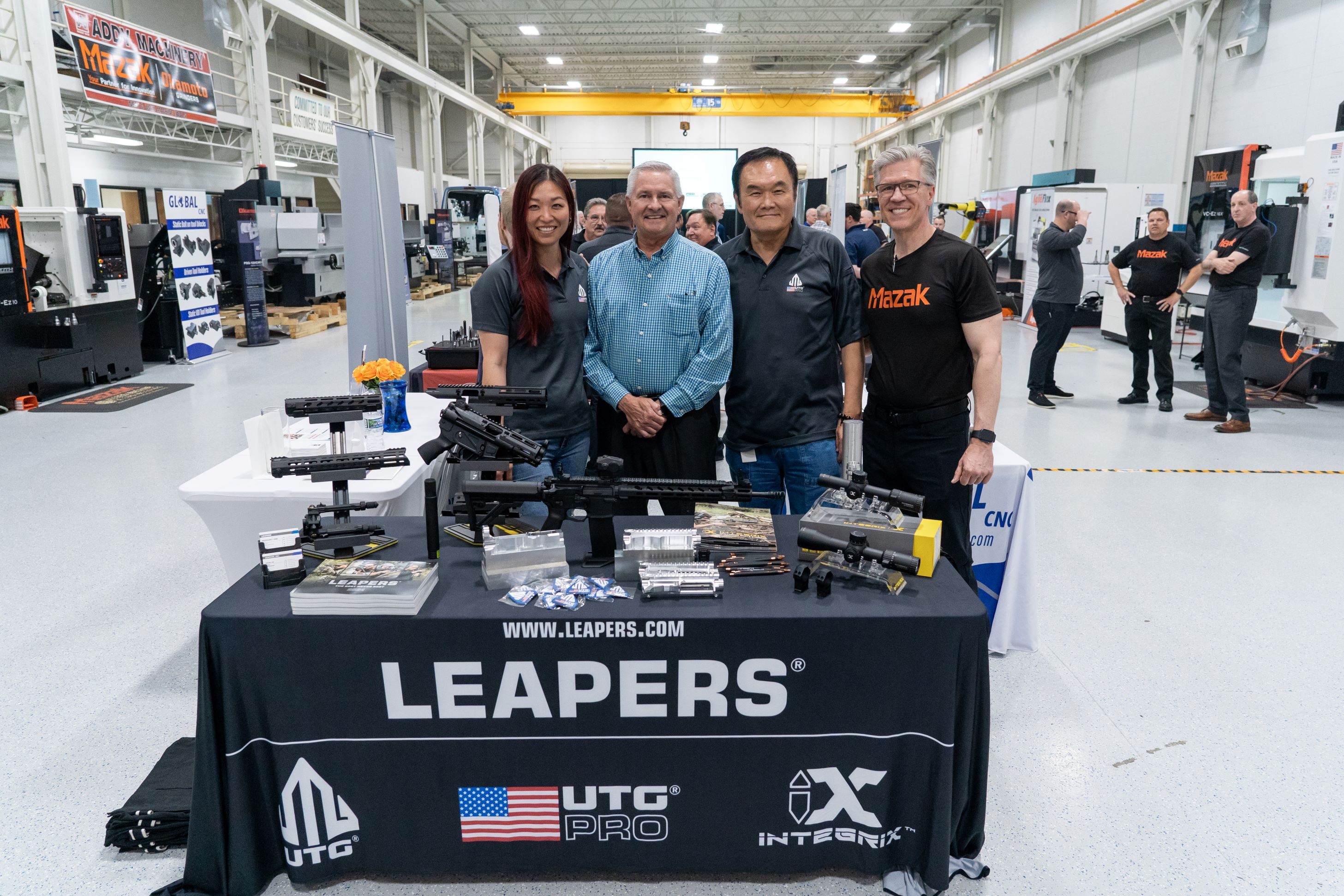 Leapers, Mazak, and Addy Machinery